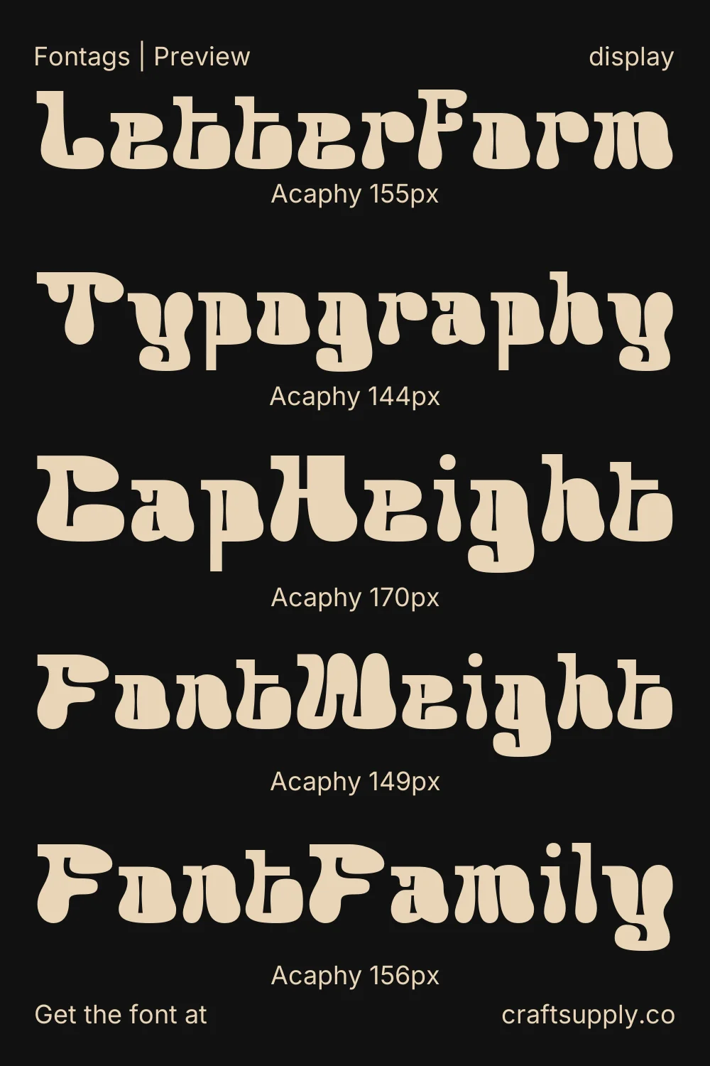 Acaphy specimen 9