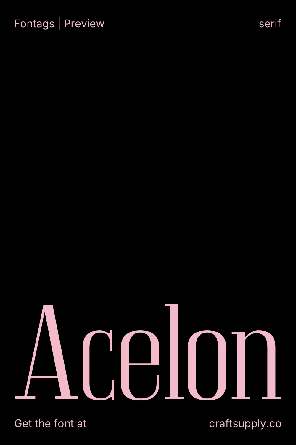Acelon specimen 1