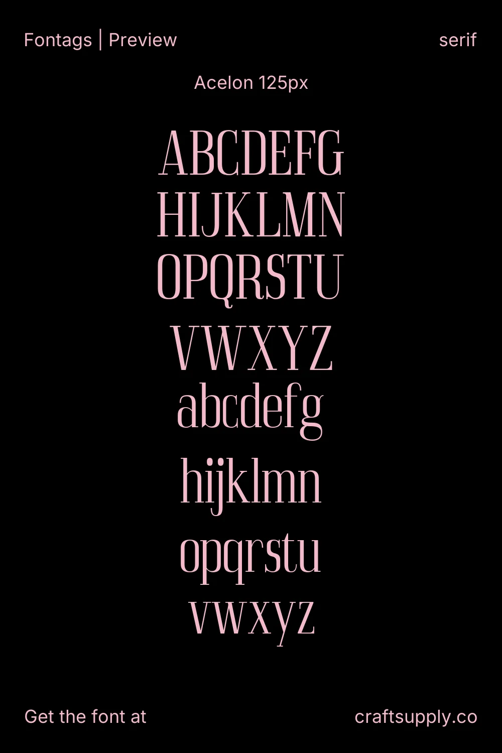 Acelon specimen 8