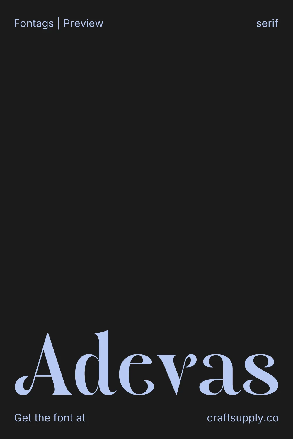 Adevas specimen 1