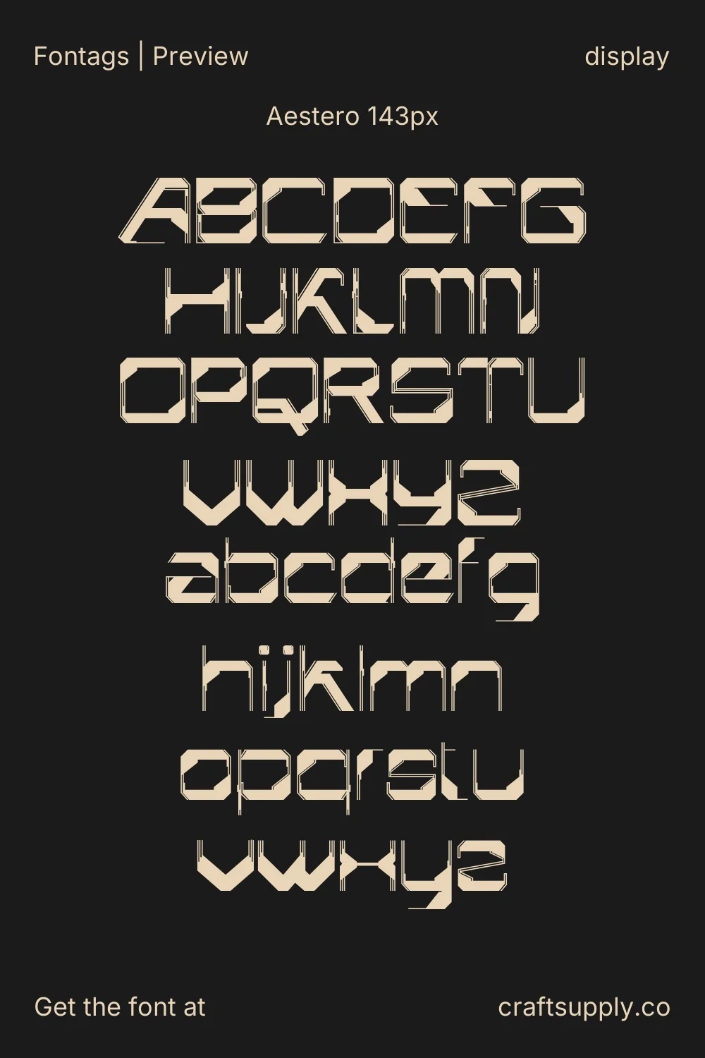 Aestero specimen 8