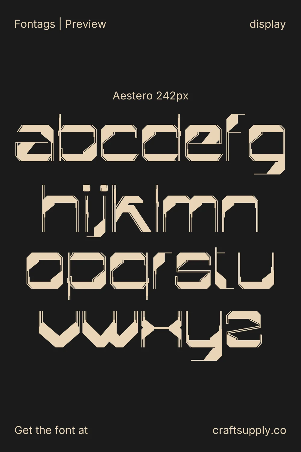 Aestero specimen 10