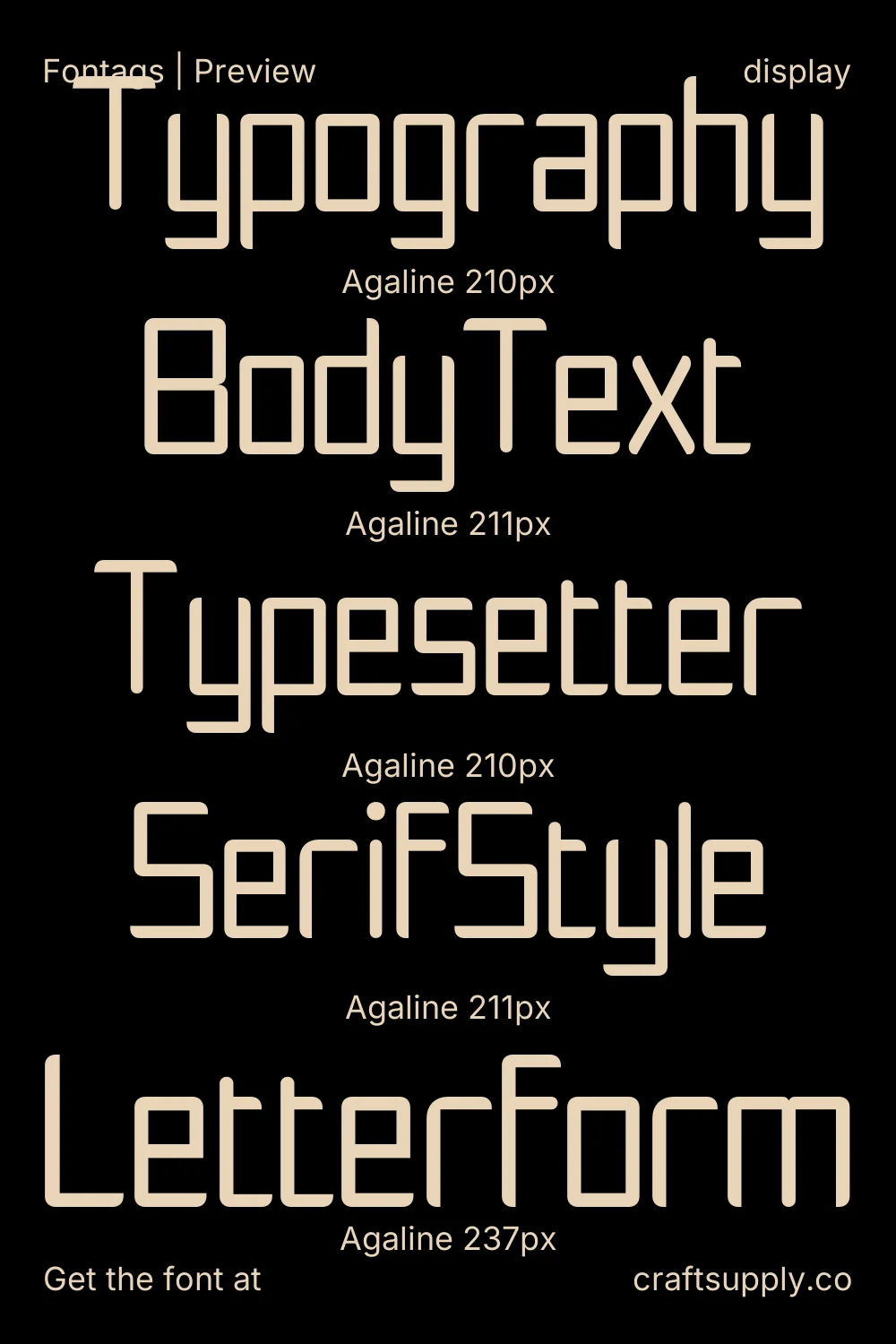 Agaline specimen 9