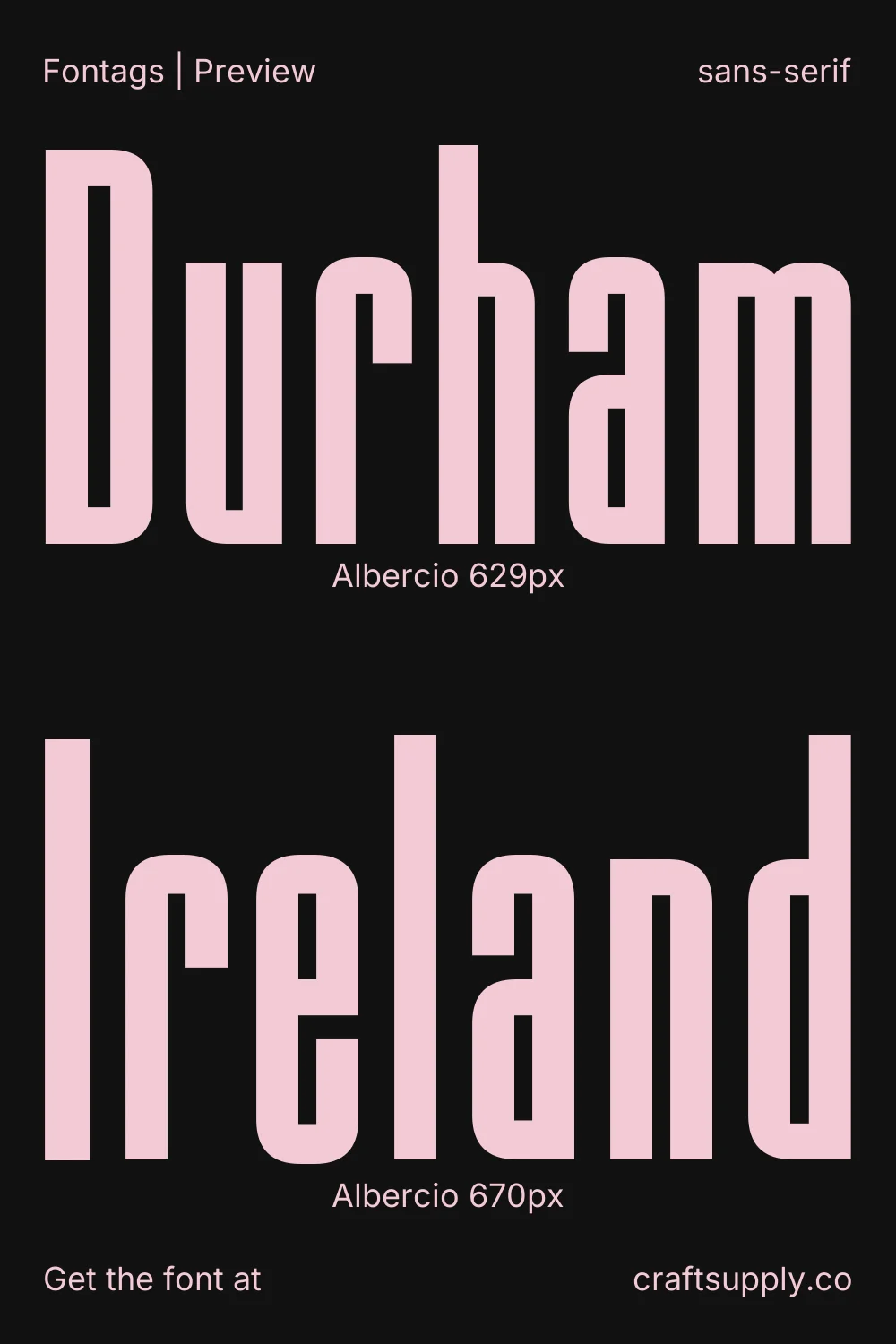 Albercio specimen 6