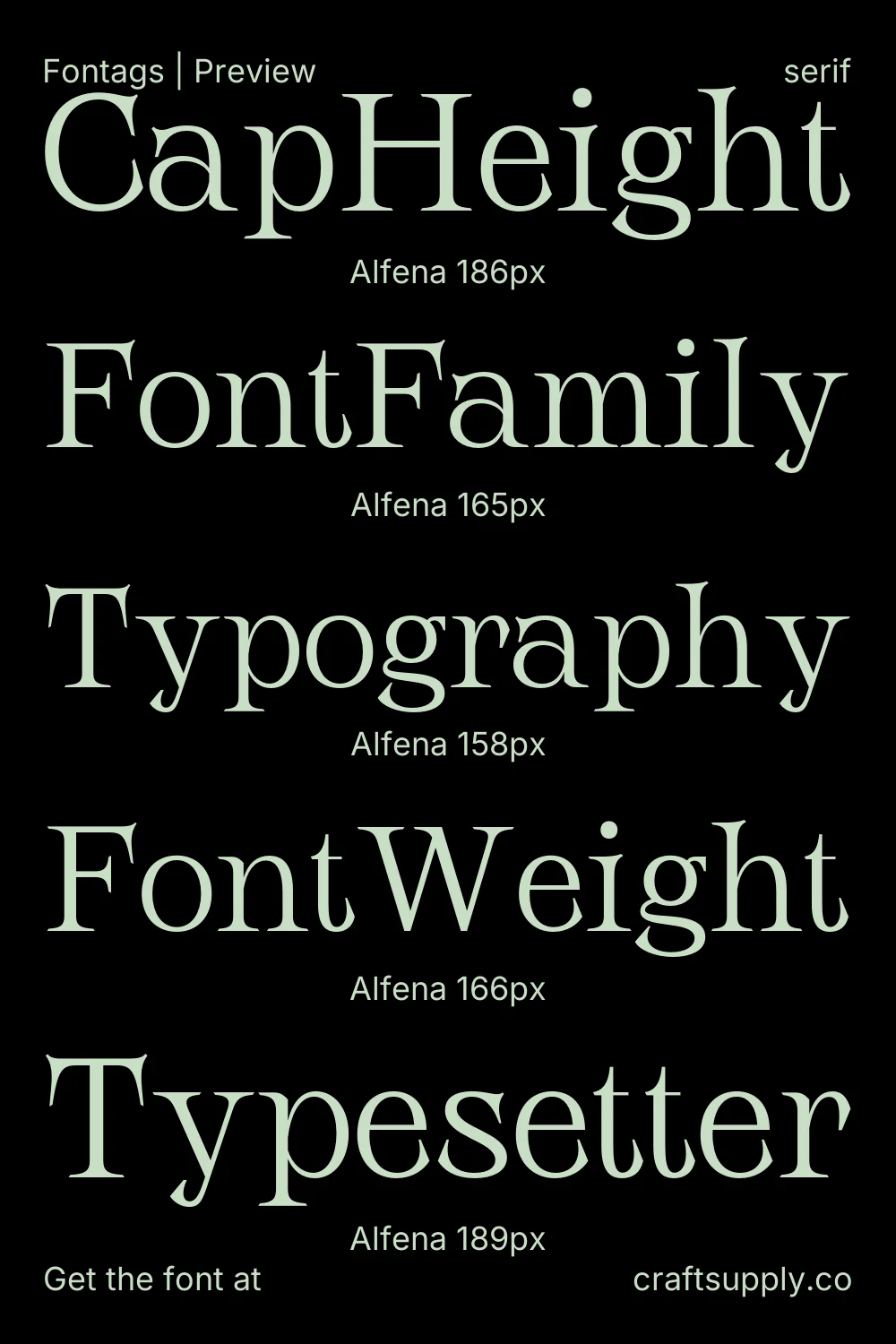 Alfena specimen 9