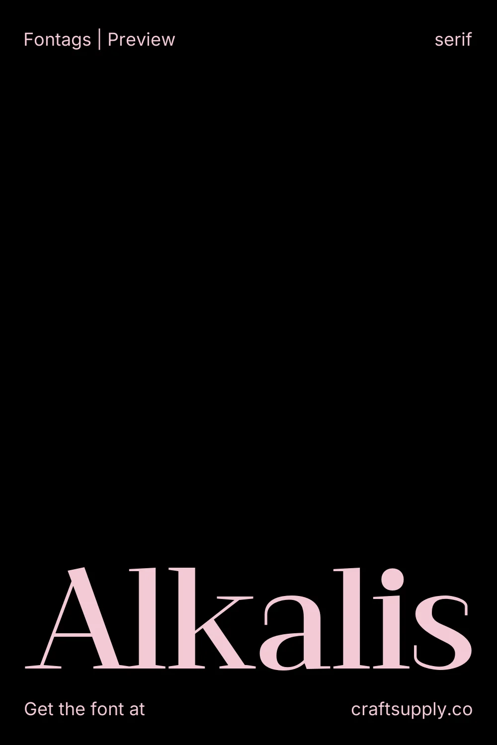 Alkalis specimen 1