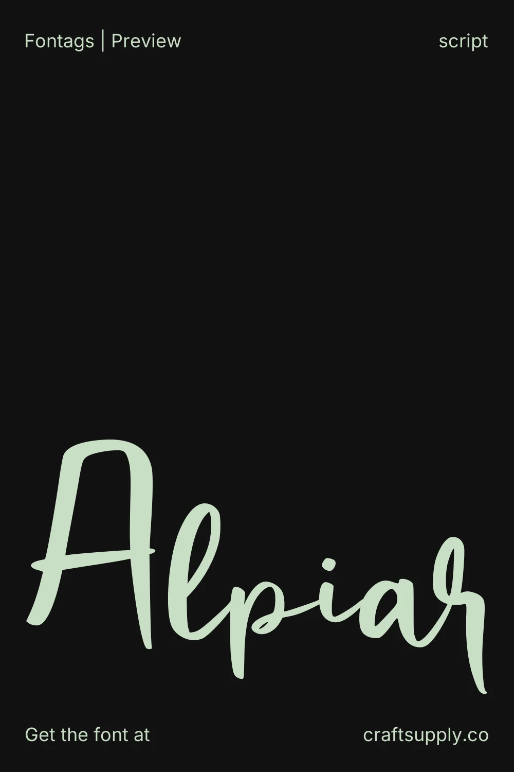 Alpiar specimen 1