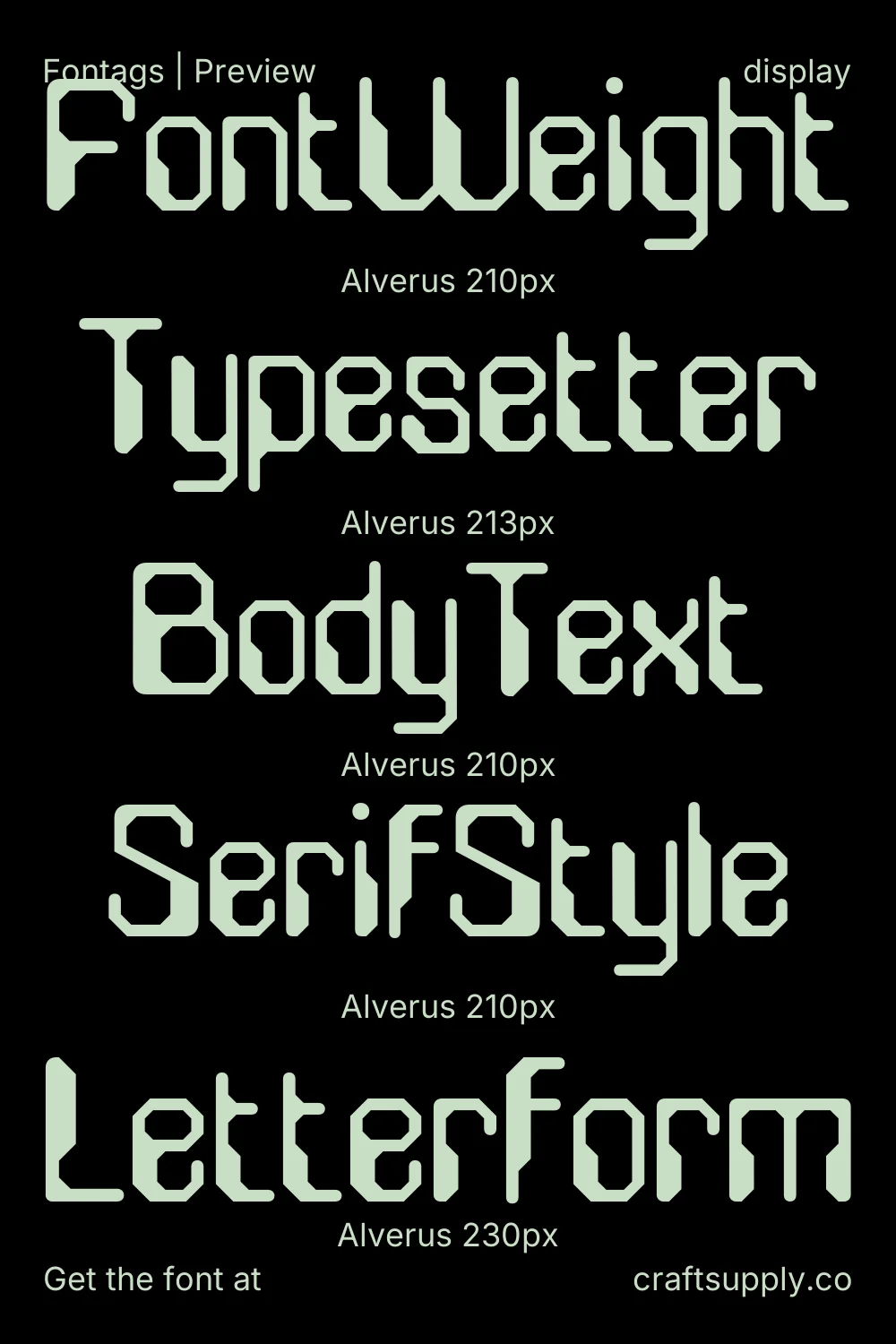 Alverus specimen 9