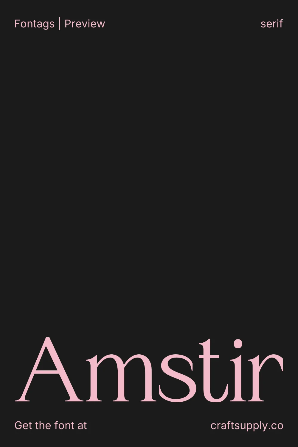 Amstir specimen 1