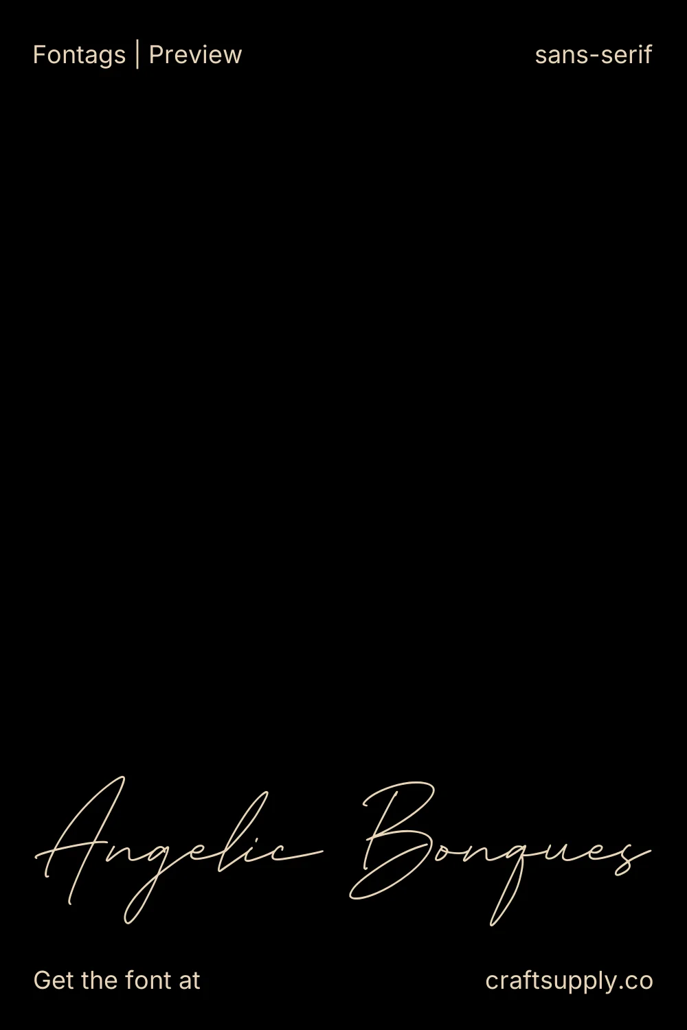 Angelic Bonques specimen 1