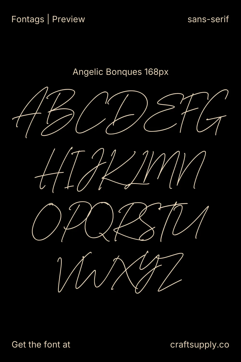 Angelic Bonques specimen 2