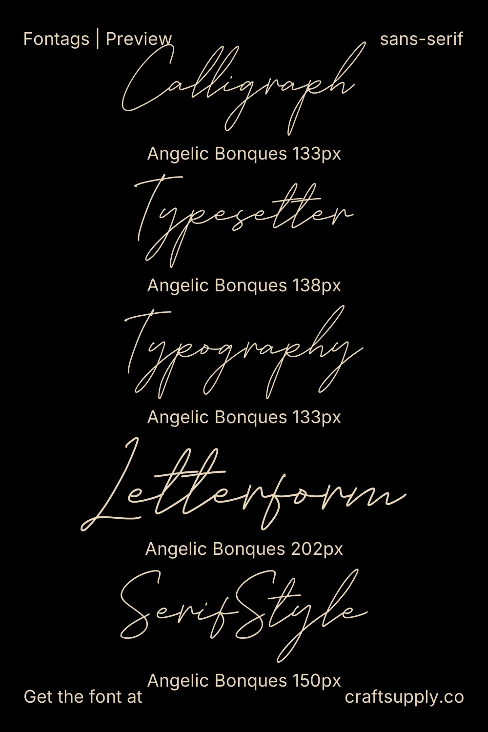 Angelic Bonques specimen 9
