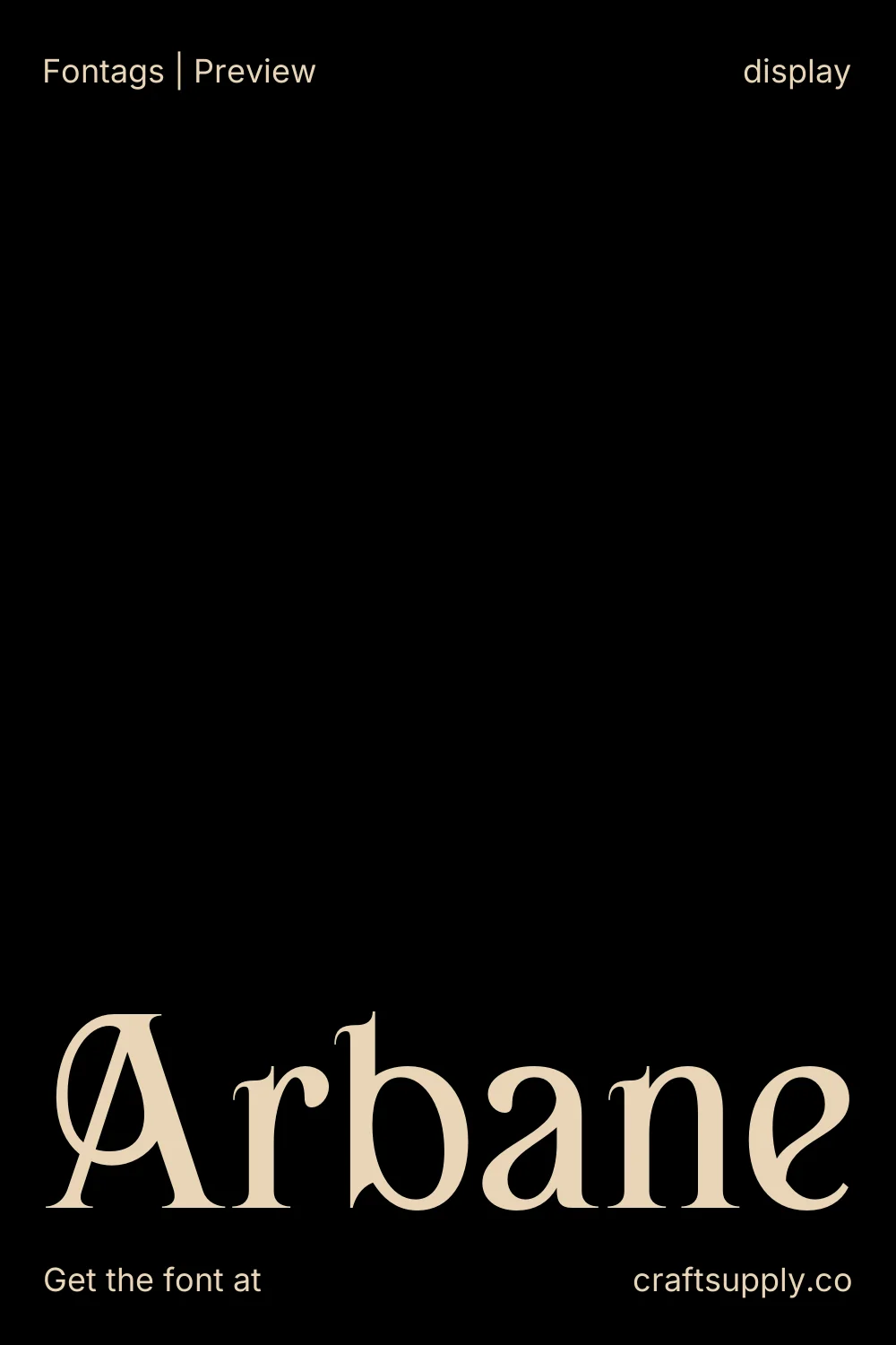Arbane specimen 1