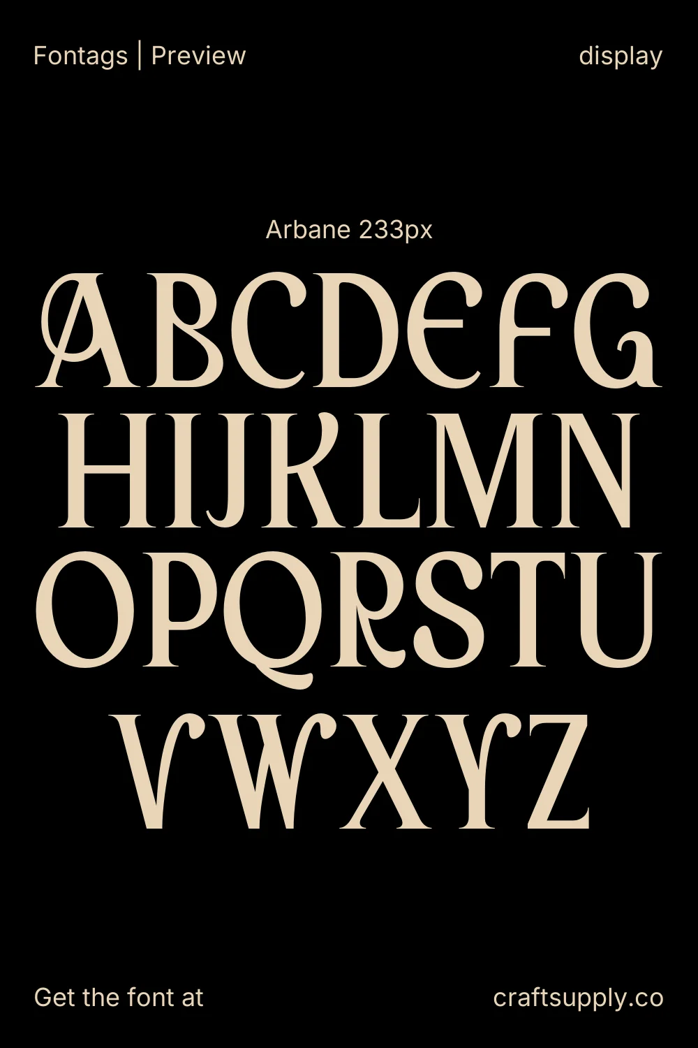 Arbane specimen 2