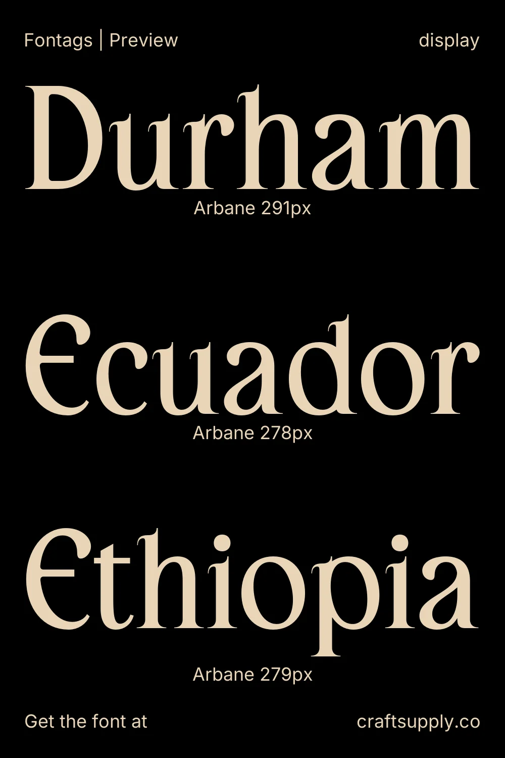 Arbane specimen 5