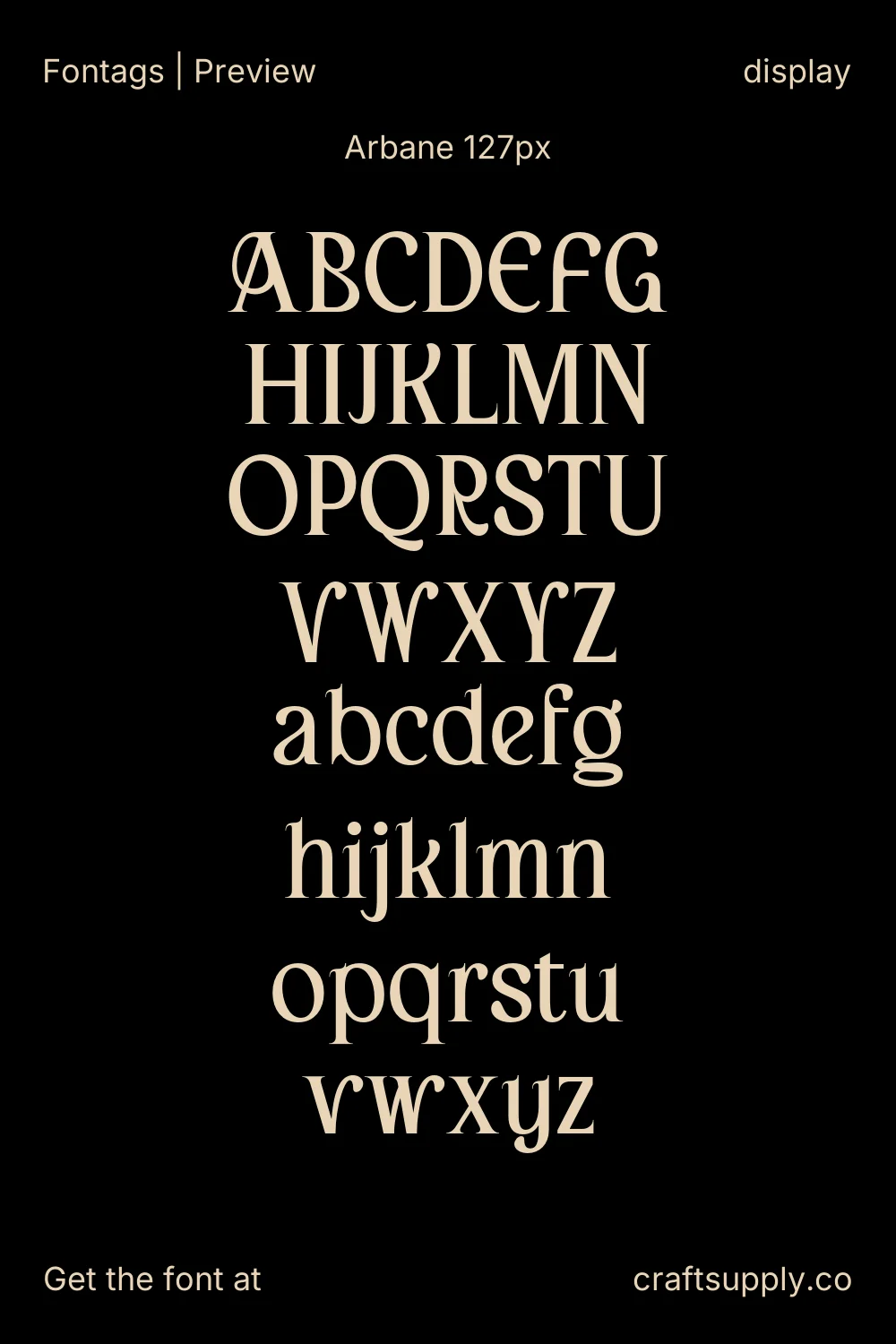 Arbane specimen 8
