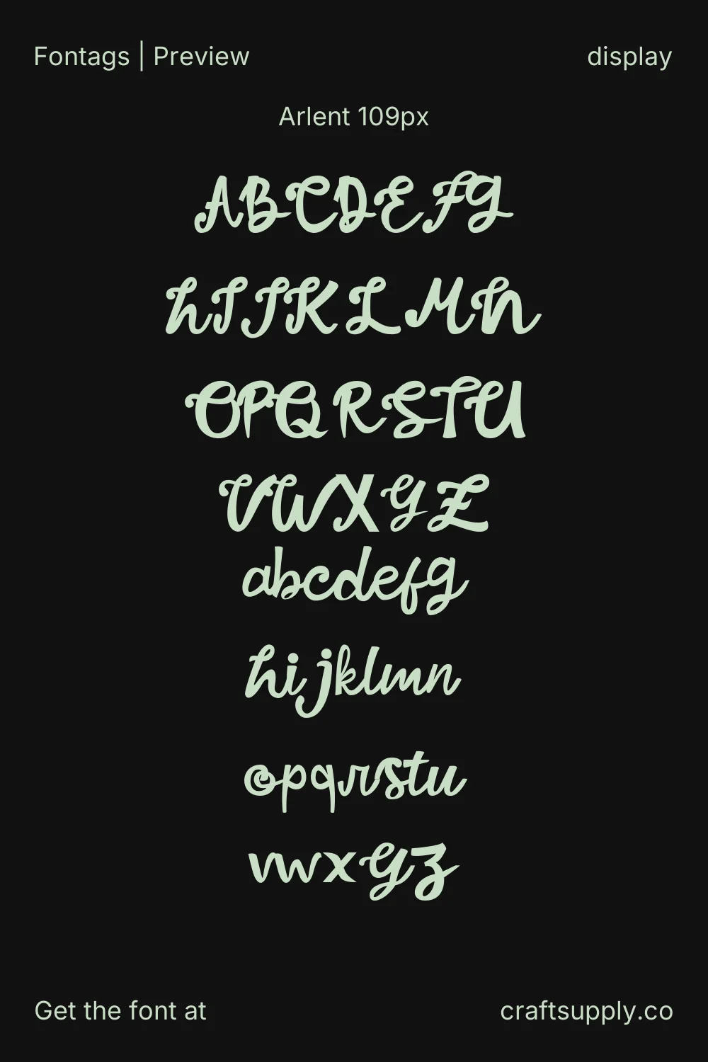 Arlent specimen 8