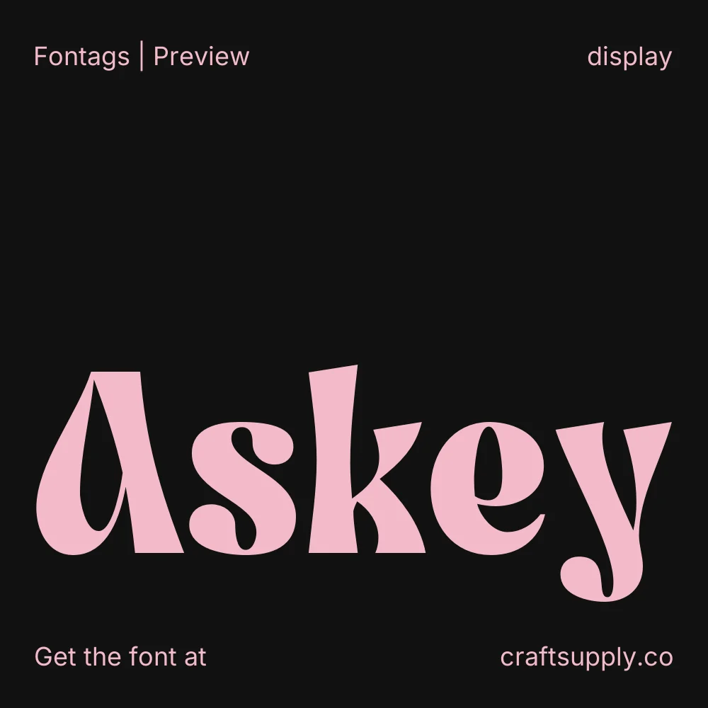 Askey font specimen