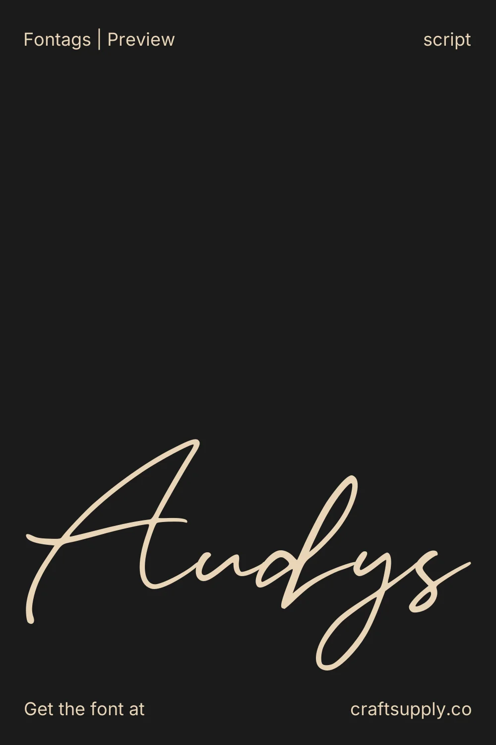 Audys specimen 1