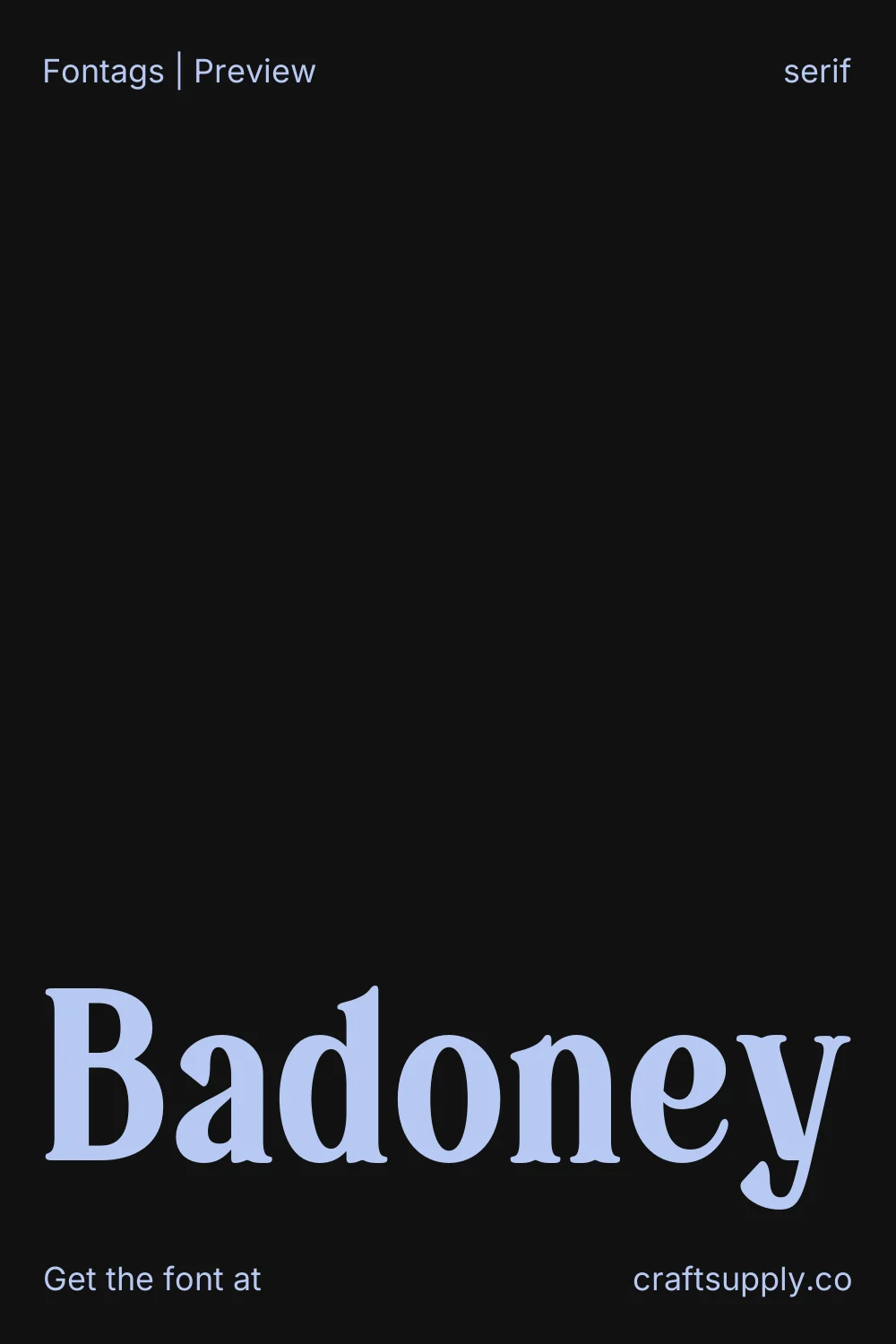 Badoney specimen 1
