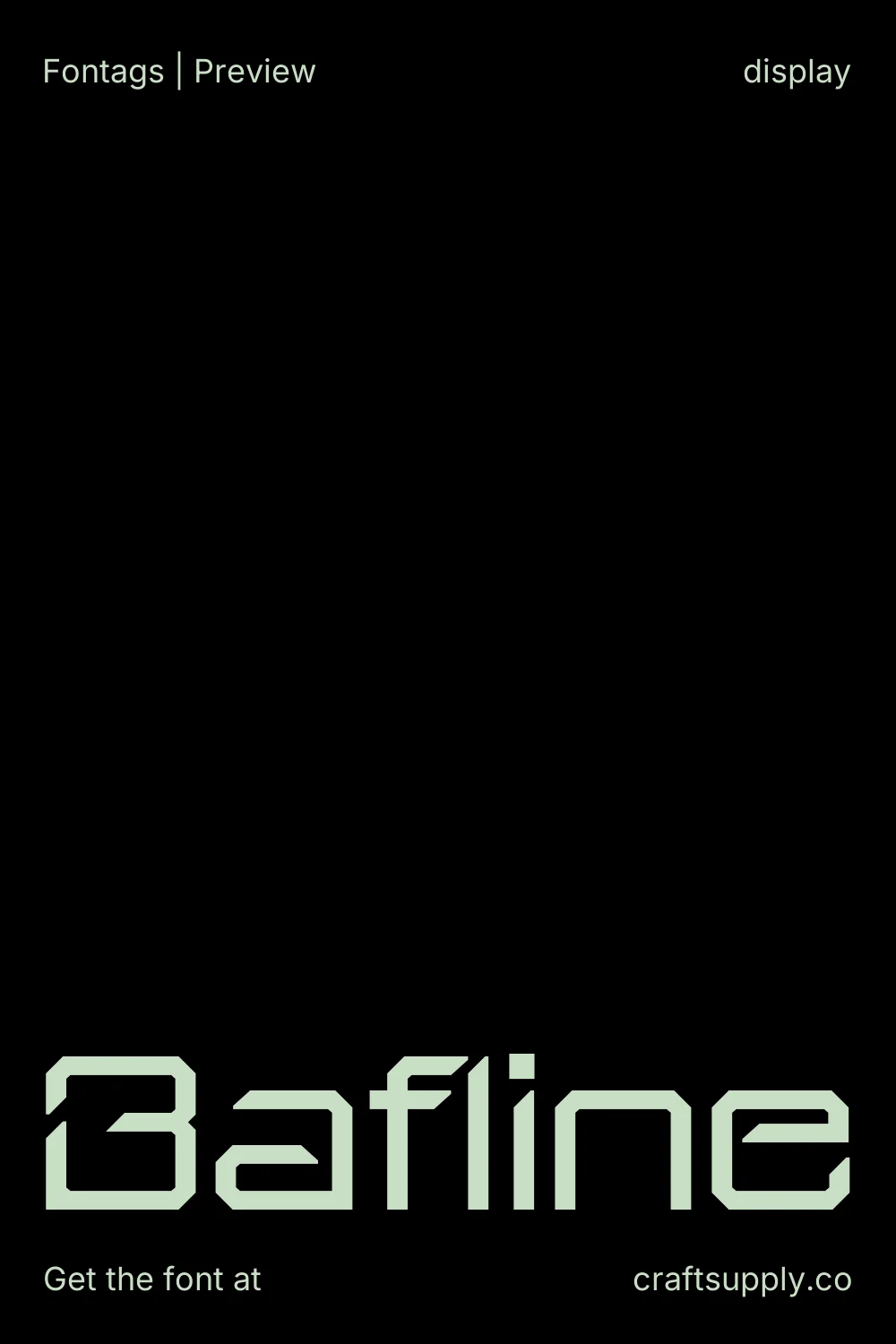 Bafline specimen 1