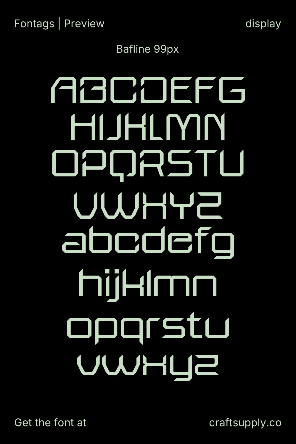 Bafline specimen 8