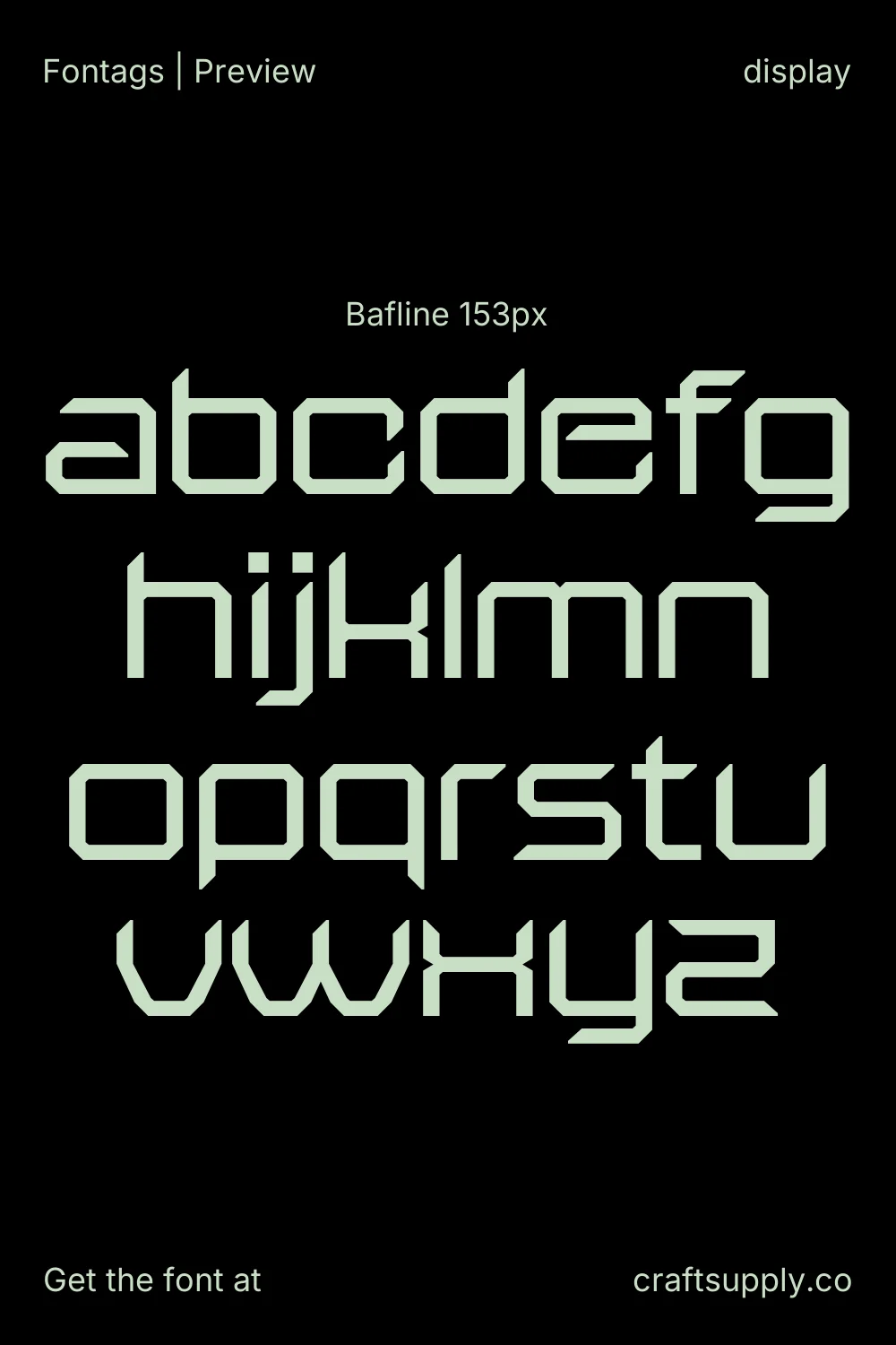 Bafline specimen 10