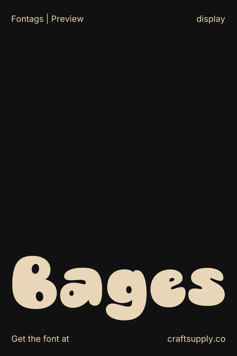 Bages specimen 1