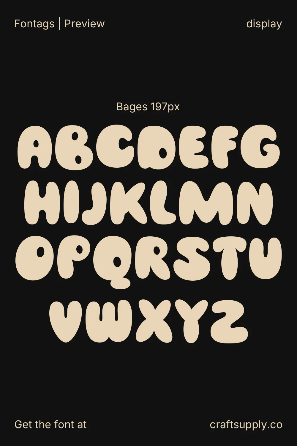 Bages specimen 2