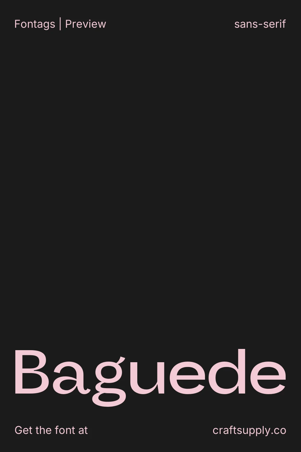 Baguede specimen 1