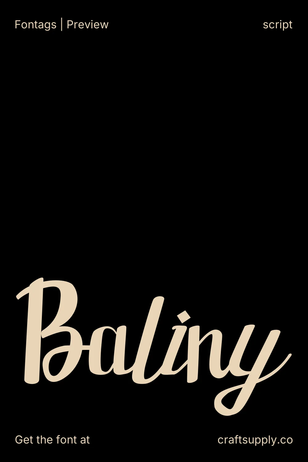 Baliny specimen 1