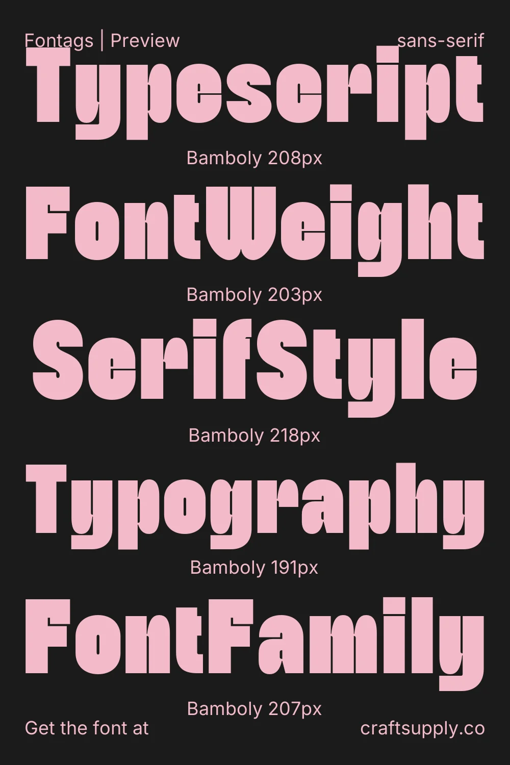 Bamboly specimen 9