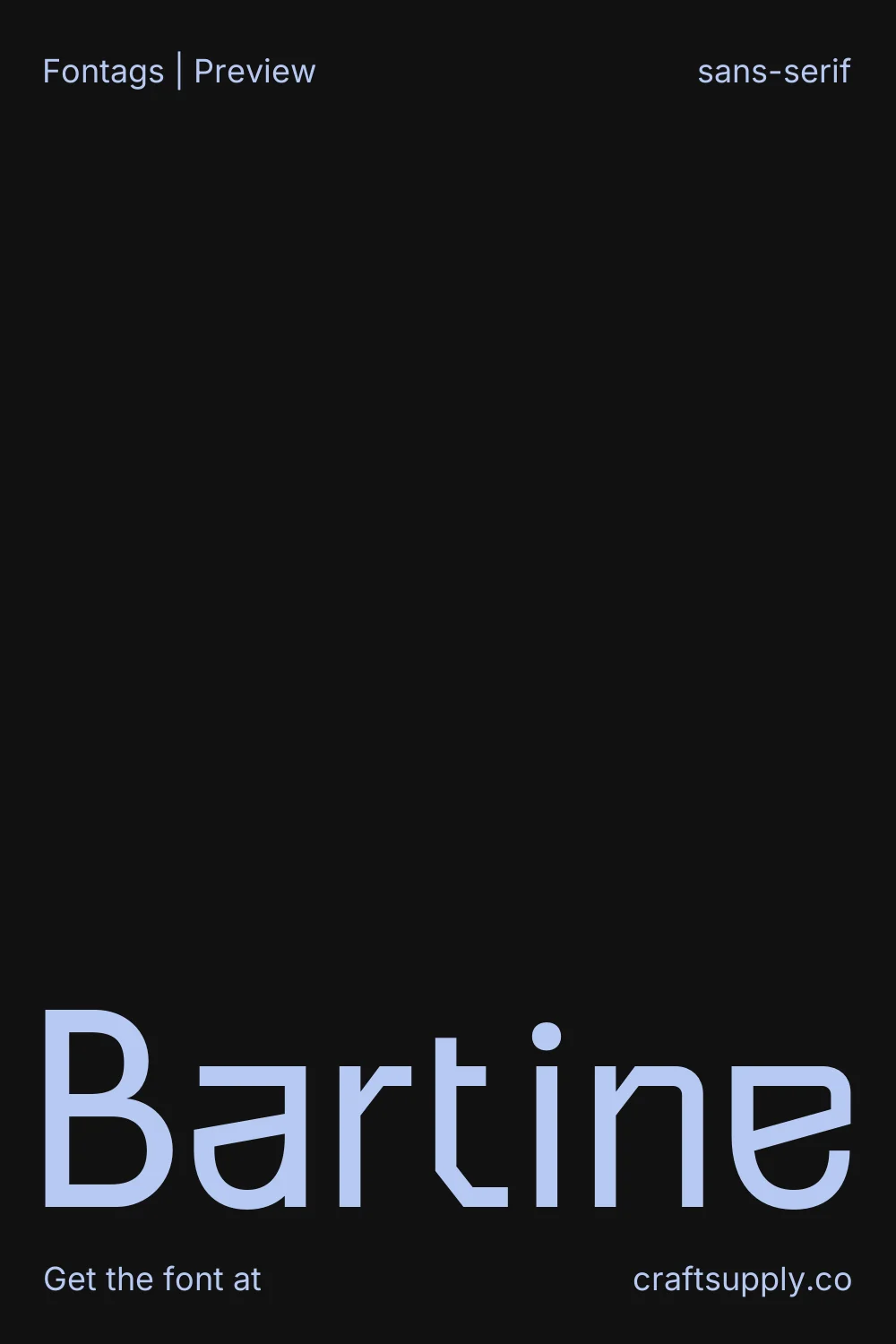Bartine specimen 1