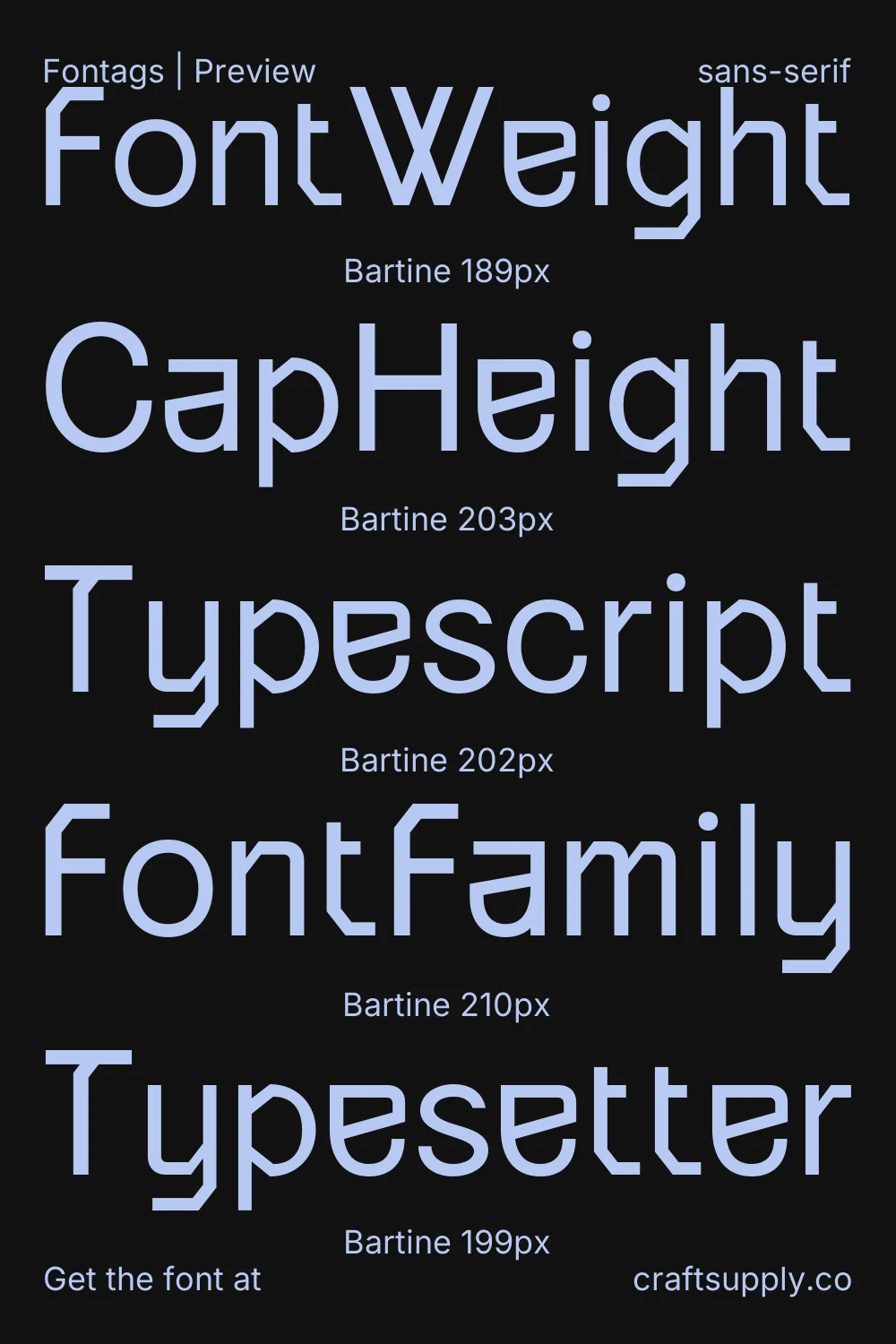 Bartine specimen 9
