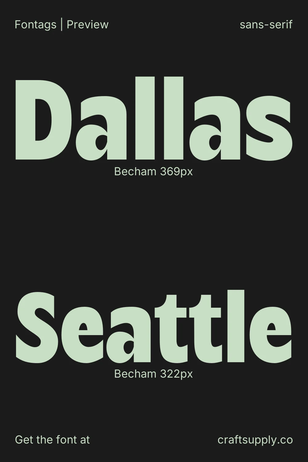 Becham specimen 6