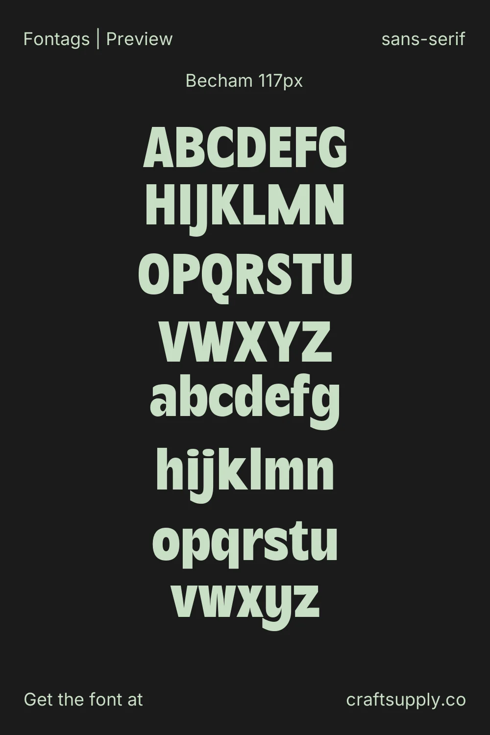 Becham specimen 8