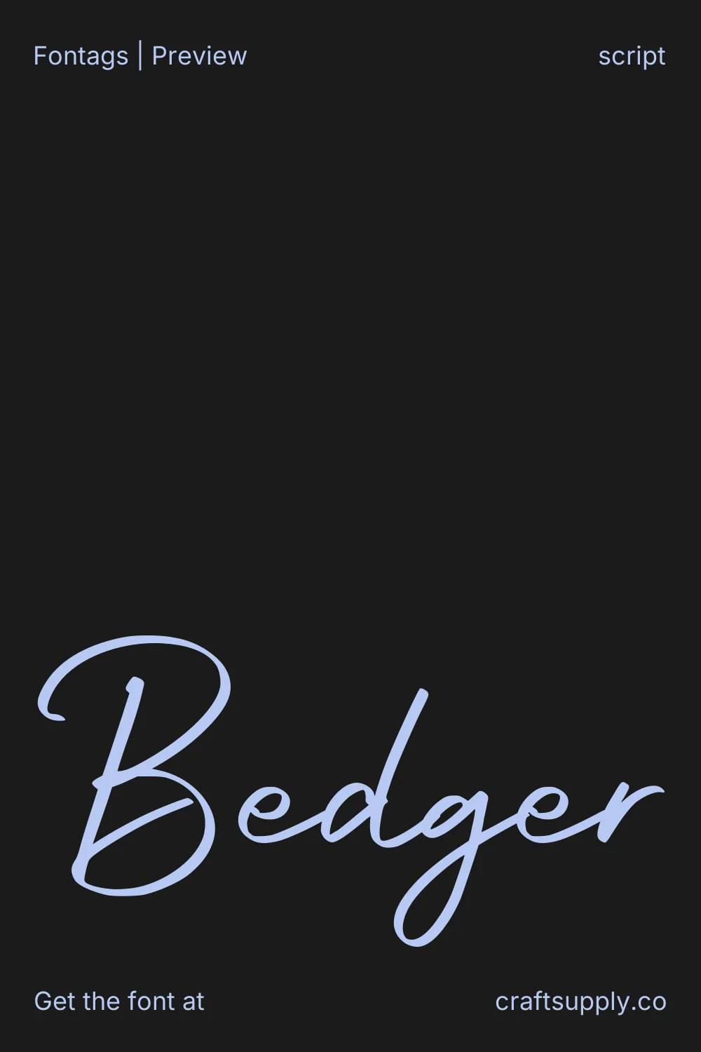 Bedger specimen 1