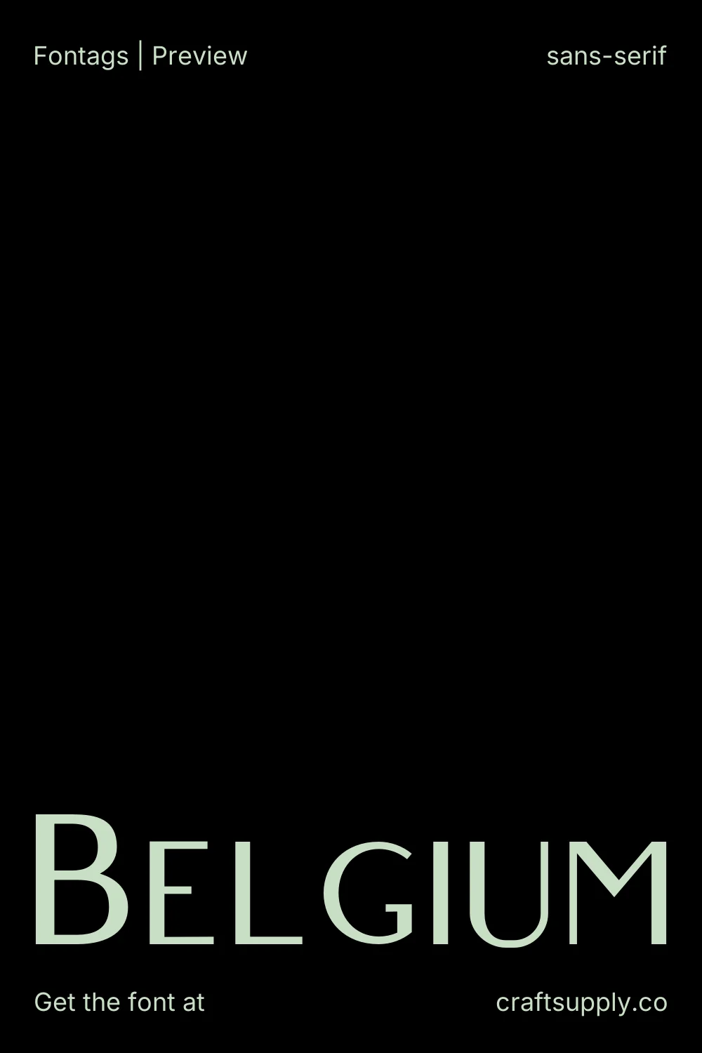 Belgium specimen 1