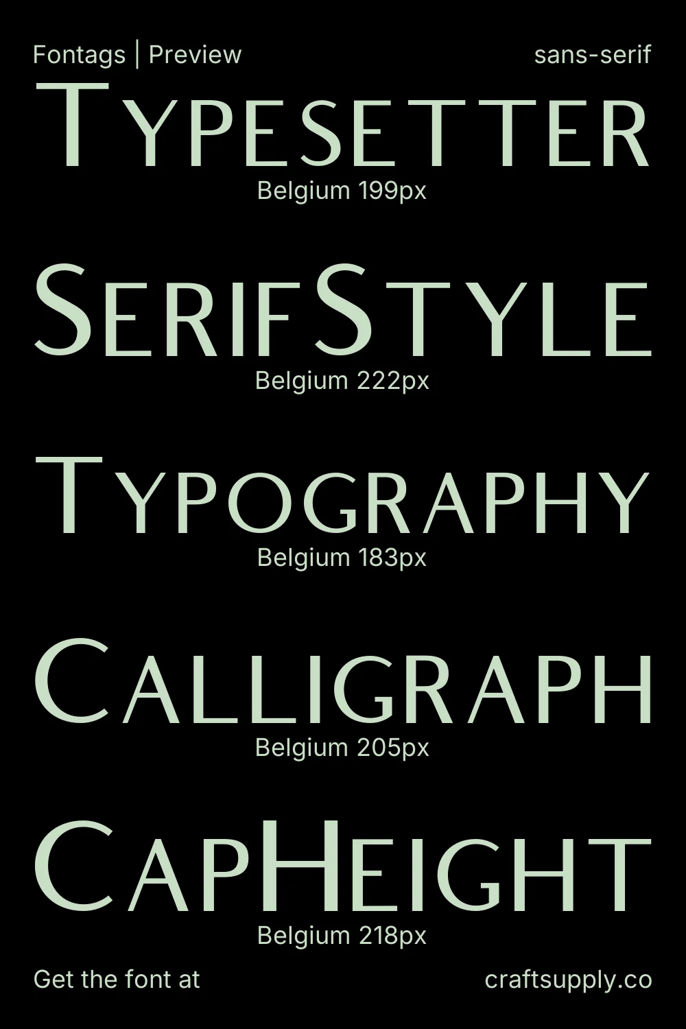 Belgium specimen 9