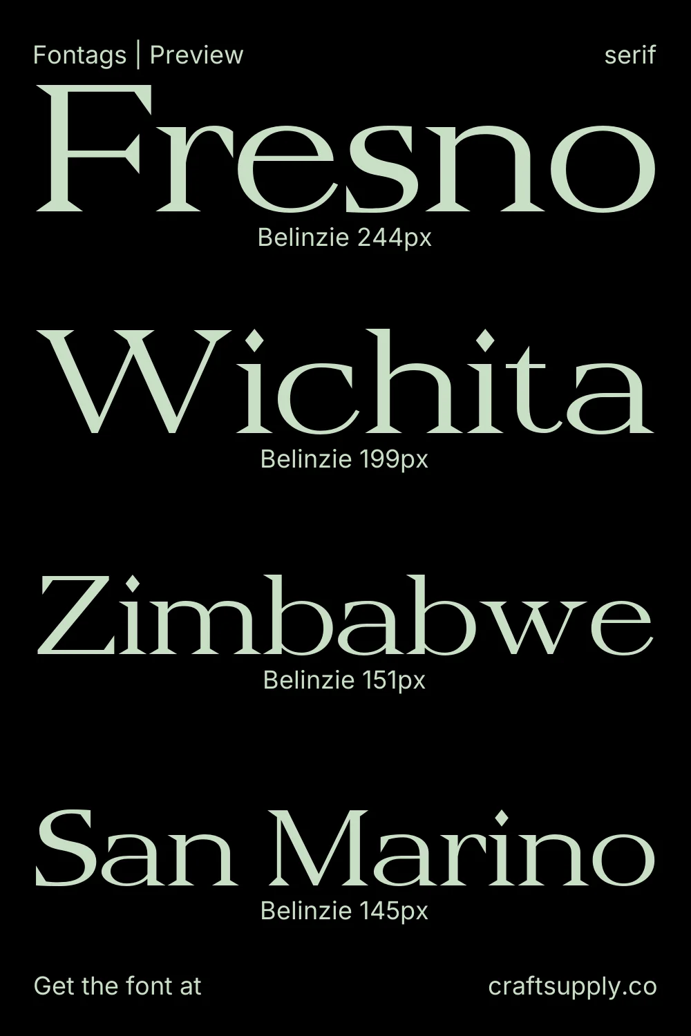 Belinzie specimen 4