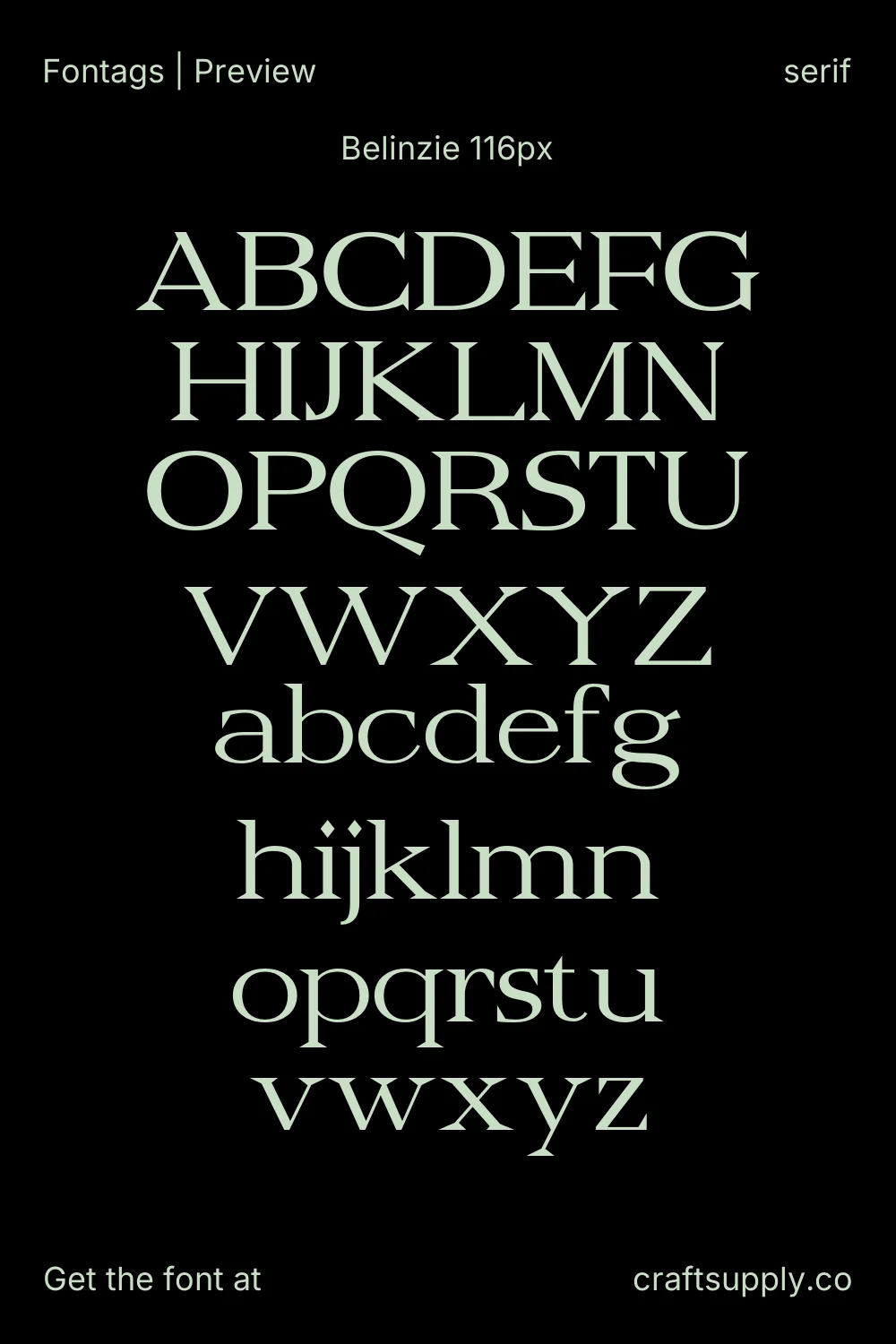 Belinzie specimen 8