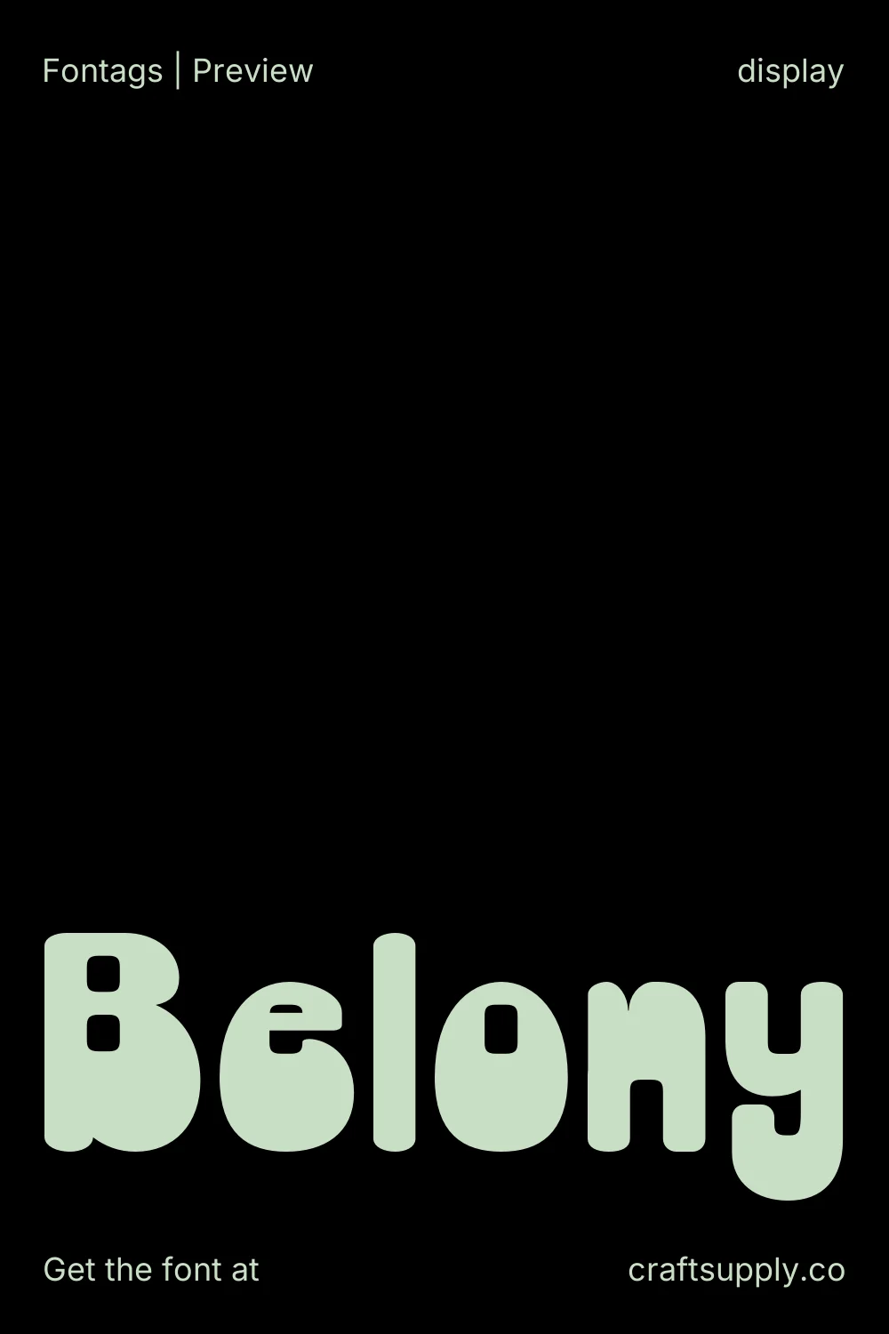 Belony specimen 1