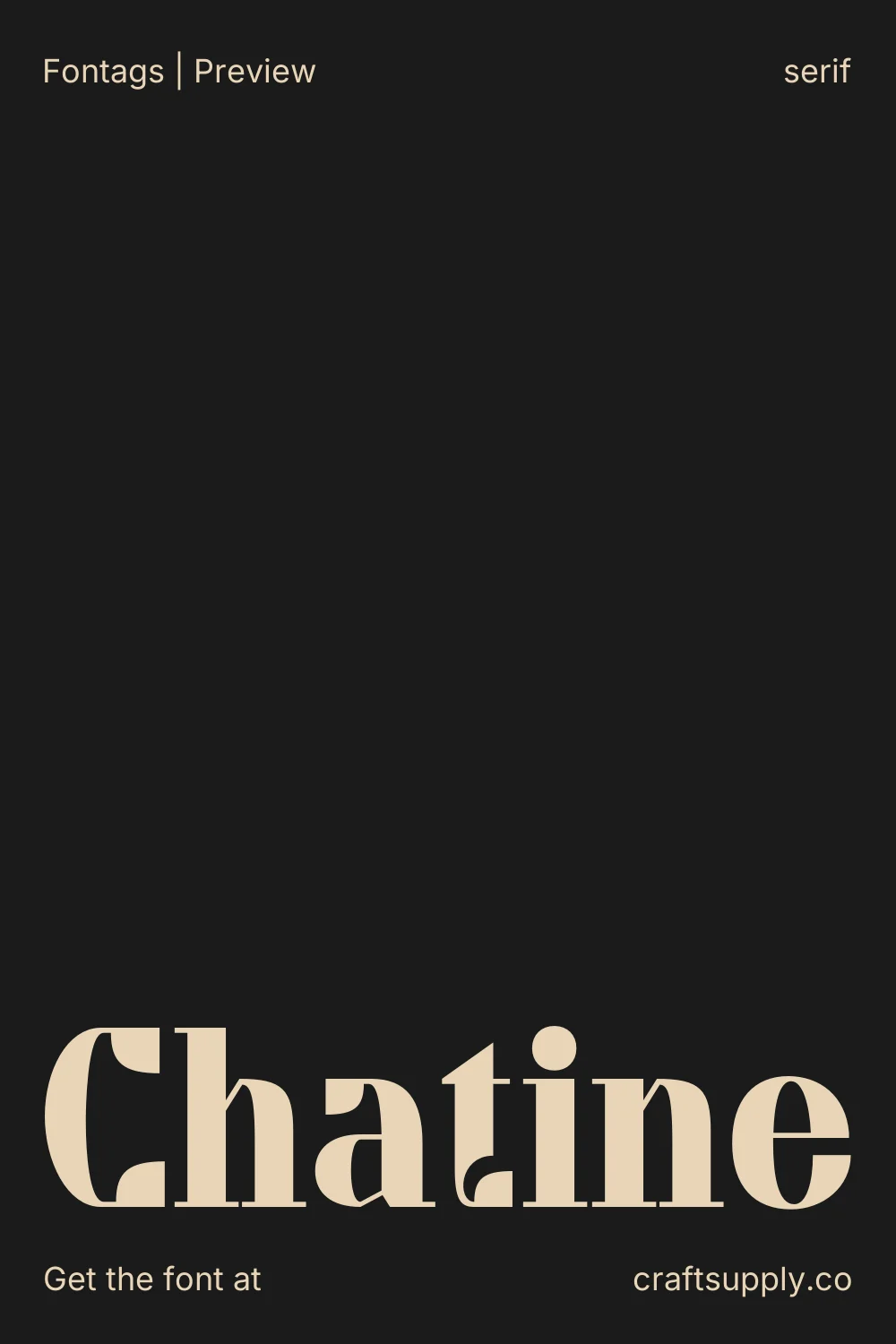 Chatine specimen 1