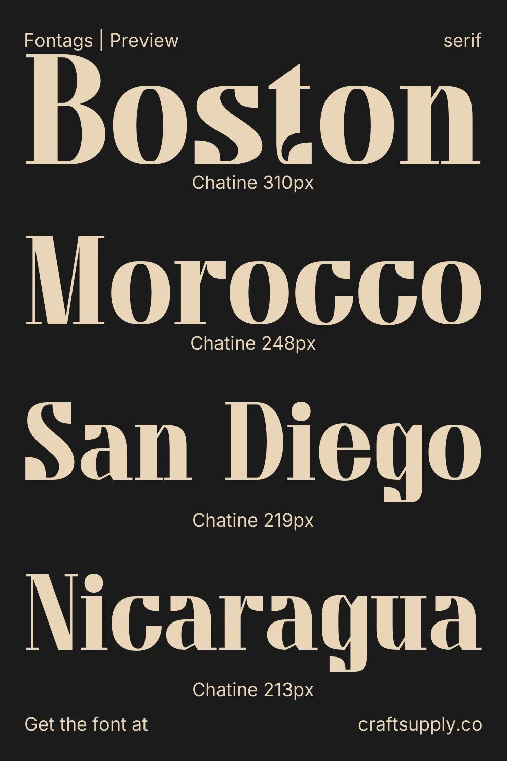 Chatine specimen 4