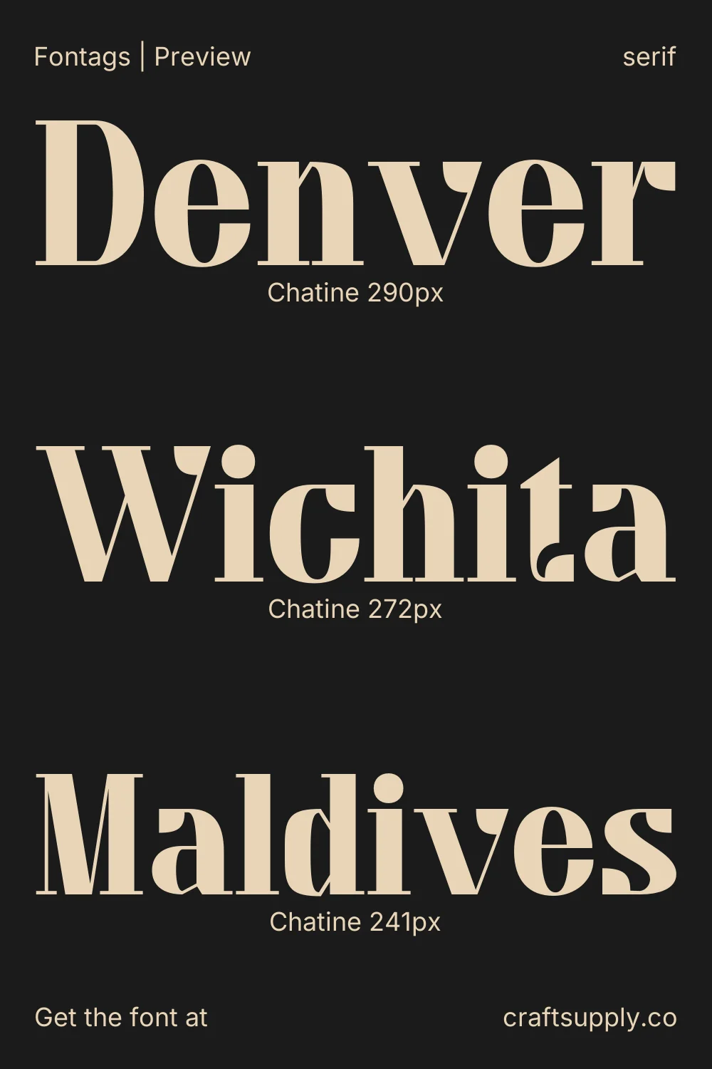 Chatine specimen 5
