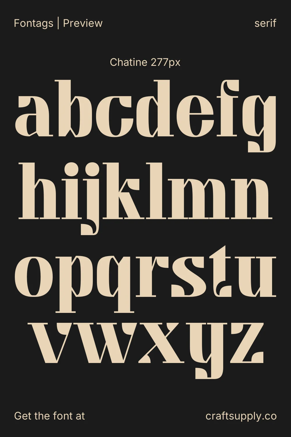 Chatine specimen 10