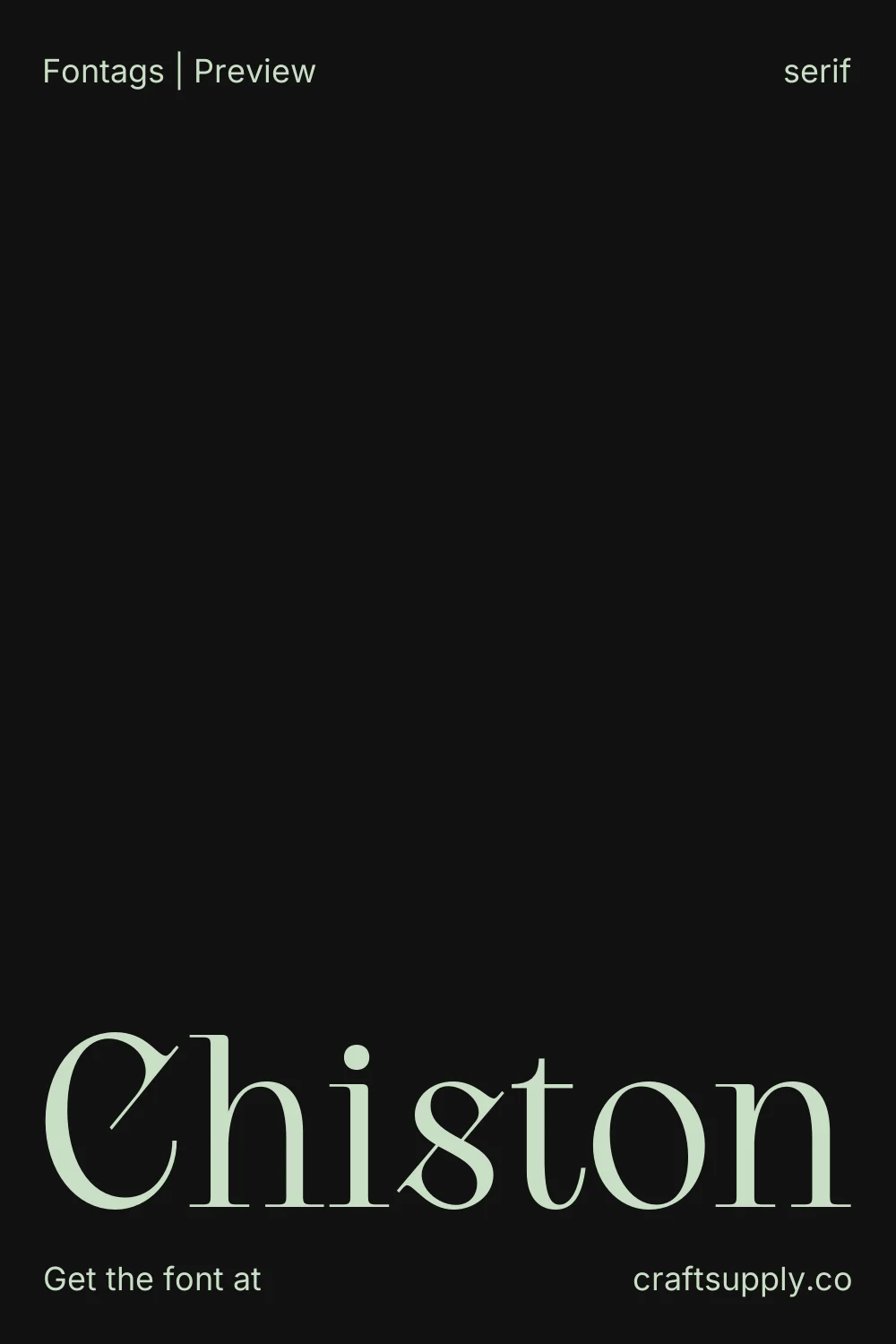 Chiston specimen 1