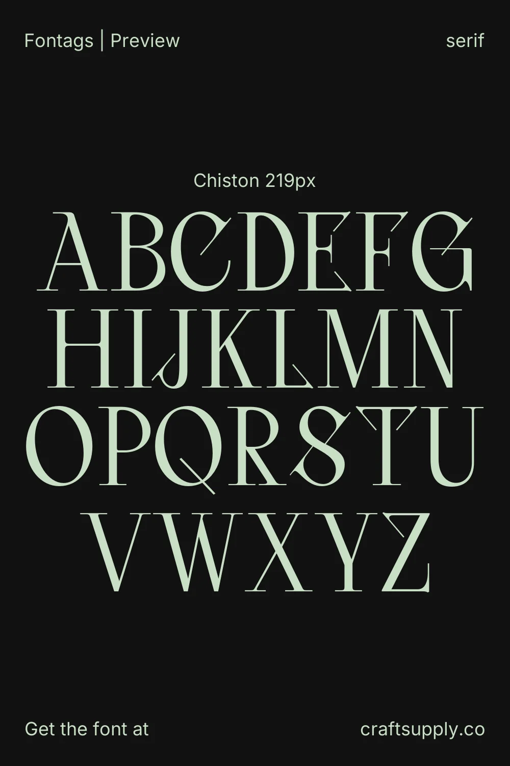 Chiston specimen 2