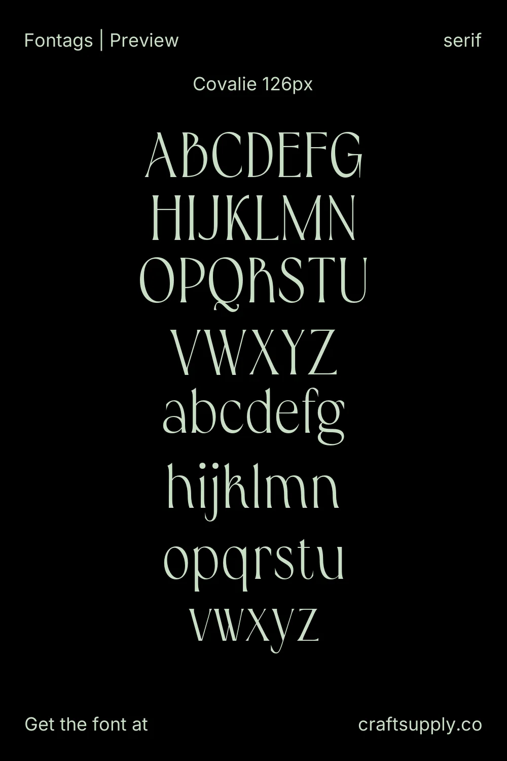 Covalie specimen 8