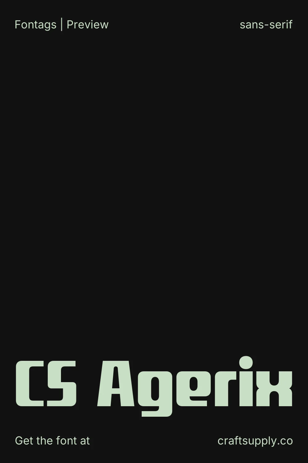 CS Agerix specimen 1